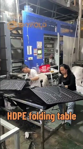 How Commercial HDPE Folding Tables Are Made | Smart Factory Mass Production Process