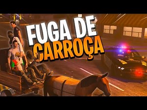 DEI FUGA DE CARROÇA NOS POLICIAIS - GTA RP