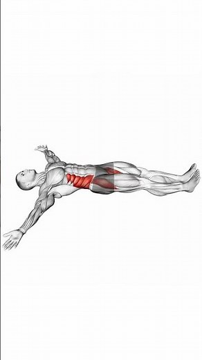Anim Supine Spinal Twist Pose Workout ‪@ExoGyms‬