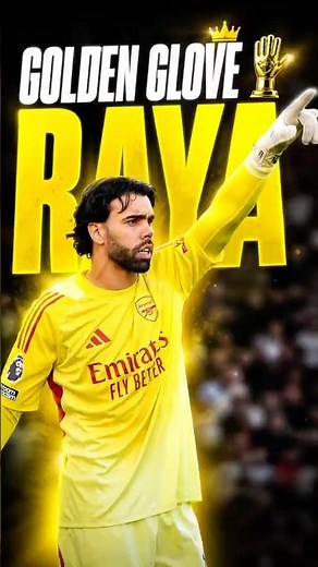 Steal ONE Skill From David Raya (2025/26 Golden Glove Winner) 🏆🧤 #goalkeepers #raya #gkgloves #gk