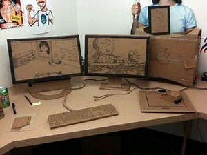 Cardboard Office Pranks