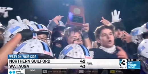 Watauga reaches first state championship in 47 years with wild 43-42 win over Northern Guilford