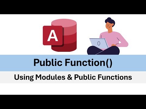 Function and Module in Microsoft Access