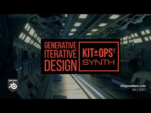 Introducting KIT OPS SYNTH: Generative Iterative Design for Blender