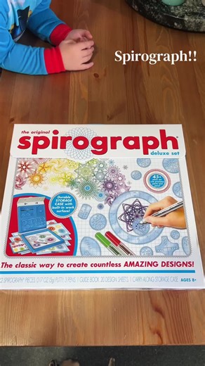 Spirograph deluxe set!!✨🩵@PlayMonster Toys & Games #foryou #tiktokshopfinds #playmonster #spirograph #kidscrafts
