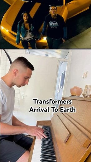 Transformers Arrival To Earth Piano Theme #piano #pianist #pianocover #transformers #meganfox