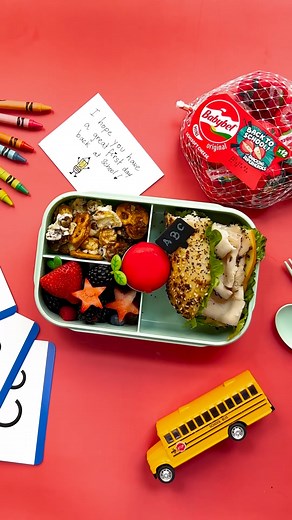 In need of lunchbox inspo? Babybel has you covered. 😋📓 Find our limited-edition snacking superhero nets in stores now! | Babybel