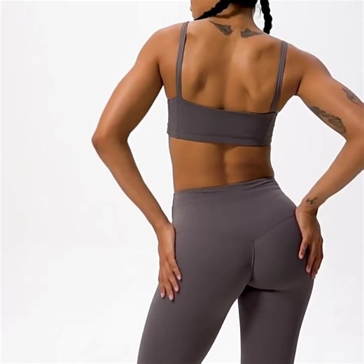 High Quality V Shape Leggings for Women High Waisted Scrunch Butt Lifting Workout Running Yoga Buttery Soft Pants