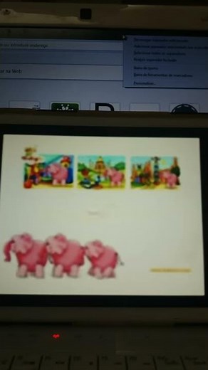 Baby tv art pink elephant