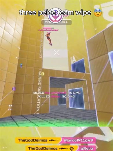 takedown domination 🔥 #splitgate #gaming #arenashooter (Twitch/thegoddeimos)