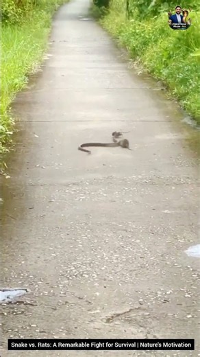Snake vs. Rats: A Remarkable Fight for Survival | Nature's Motivation #snake #wildliferescue
