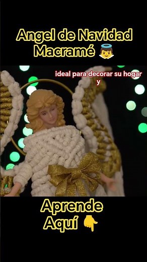 Create your own Macrame Christmas Angel | Step-by-Step Tutorial 🎄👼