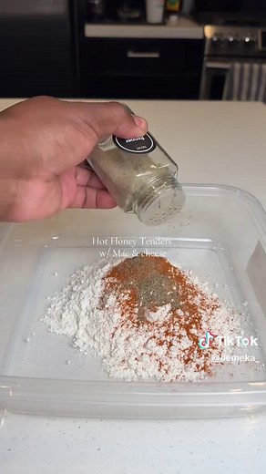 Hot Honey Tenders with Mac & Cheese Recipe