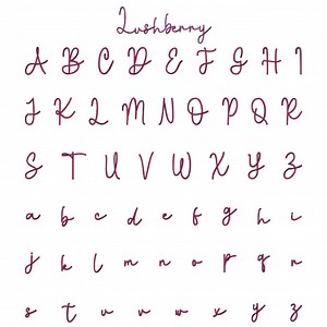 BX Cursive Machine Embroidery Font, Monogram Script Alphabet, Satin Stitch Font, PES, DST, Boho Signature Font, 6 Sizes, Instant Download - Etsy Australia