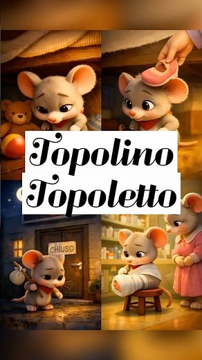 🐭 TOPOLINO TOPOLETTO - Canzone per bambini
