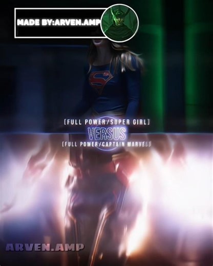Supergirl vs Captain Marvel: Who Wins?🔥 | #shorts #marvel #dc #edit