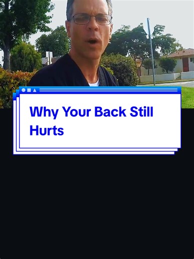 Why Your Back Still Hurts (And What You’re Missing) #BackPain #ChronicPain #SpineHealth #PainRelief #PostureFix