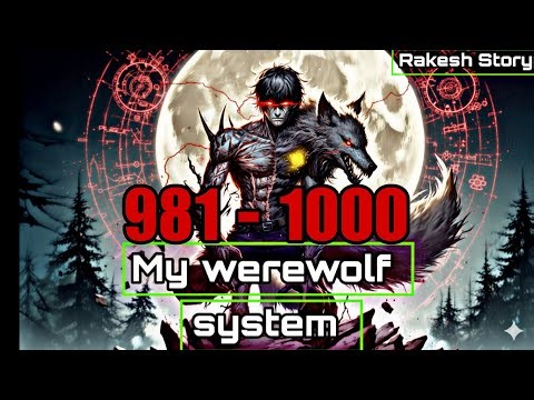 my werewolf system।भेड़िया मानव। Episode 981 To 1000 । novel story ।hindi audiobook।Rakesh story