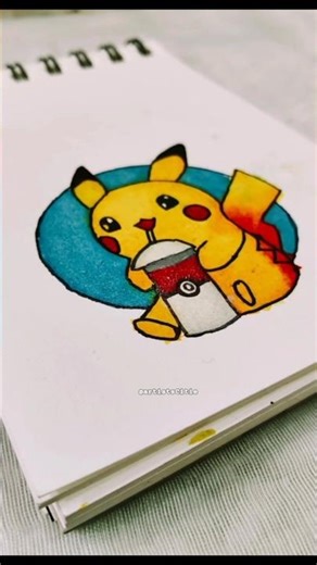 cute pikachu drawing 🥰😍🩷😚#shortsfeed #shorts #viral #viralreels #art #creative #pikachu