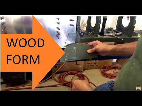 Creating a joggle in aluminum using wood forms. "Champaign Lady" B-17 Flying Fortress metalwork