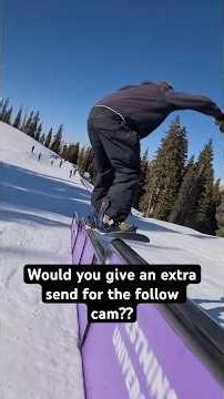 Everyone in my clips sure do!! #snowboarding #followcam #brighton