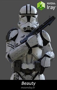 Check out the rendered passes of this awesome Star Wars-inspired work by Nicolas Brunet with Iray. http://nvda.ws/1YvdMJU | NVIDIA