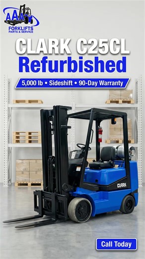 The refurbished Clark C25CL LPG forklift is a powerhouse for your lifting needs! 🚜✨ With a 5000 lb capacity and a maximum lifting height of 189 inches, it’s perfect for both warehouses and construction sites. The LPG power ensures lower emissions while providing strong performance. Its advanced 3-stage mast allows for increased versatility when maneuvering heavy loads, and the sideshift feature enhances operational efficiency, enabling precise placement. Invest in a reliable solution that combi