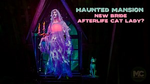 The classic version of Disneyland's Haunted Mansion’s has returned after more than a year and a half with a surprise... a new bride and her... cat! Here's a video ride-through of the attic scene. Is she the afterlife‘s ultimate cat lady? Let us know your thoughts about the revised scene. #disneyland #disneyfan | MiceChat.com | The Happiest Place in Cyberspace...
