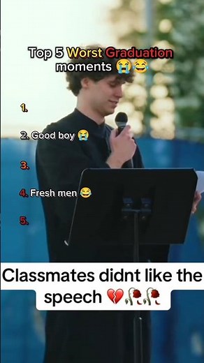 Top 5 Worst Graduation Moments 😂 | Epic Fails #funnymoments #hilariousfails #foryou