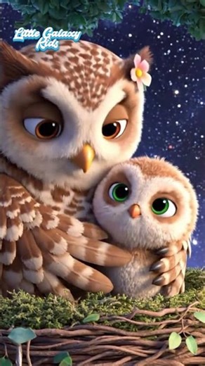 Little Ollie the lost owl & star moral bedtime story for kids | Little Galaxy Kids #bedtimestories