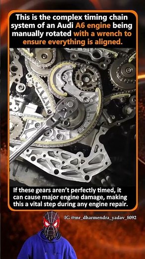 Insane engineering of Audi A6 engine