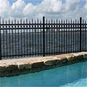 [Hot Item] Aluminium Wholesale High Pool Tubular Hoop Top Metal Loop Top Fencing