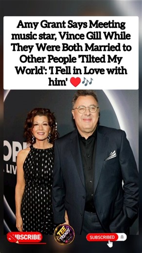 Amy Grant Opens Up About Falling in Love With Vince Gill While They Were Both Married ❤️🎶 #shorts