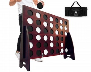 XL Giant 4 in A Row (4ft X 3ft) - All Weather With Carrying Case and Noise Reducing Design - 60% Quieter - Giant Connect Discs to Win - Etsy