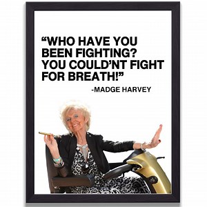 Affiche de citation de Madge Harvey Benidorm | Illustrations drôles de séries télévisées (téléchargement numérique) - Etsy France