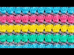 HOW to CROCHET CABBAGE PATCH STITCH PATTERN - Easy DIY Tutorial for Blanket Stitches