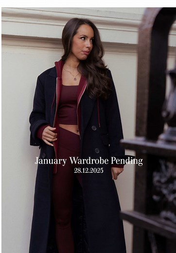 January wardrobe pending, but make it elevated ✨ Our final launch of the season... drops tomorrow 🤩 The Love Laura burgundy legging set that’s equal parts cozy, flattering and effortlessly put together🍇 Love Laura Xo