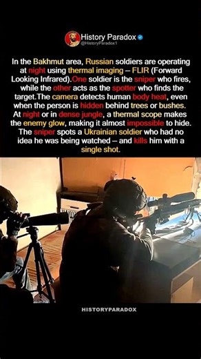 Ukrainian Soldier Killed by Russian Sniper Using Thermal Scope #history #usa #war