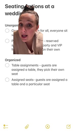 I highly recommend doing table assignments for your wedding, it enhances the guest experience and