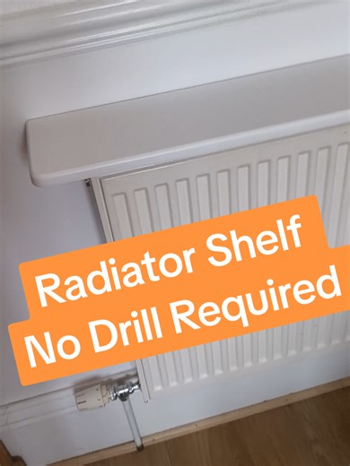Easy No-Drill Radiator Shelf Assembly Guide