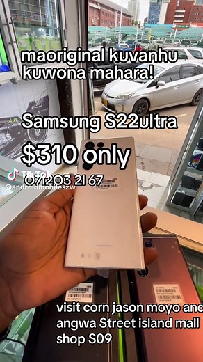 Samsung Galaxy S22 Ultra Prices in Zimbabwe
