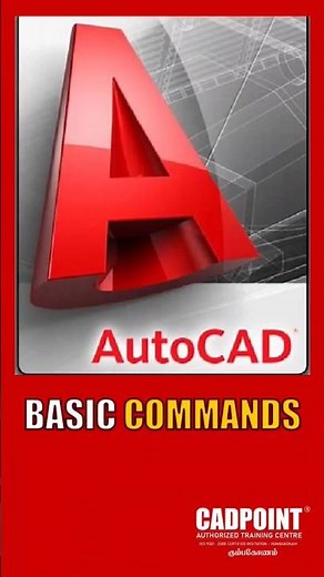 AutoCAD Basic Commands part 01(tamil)