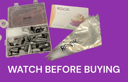 Watch My review of my icing set. So easy and great! on Amazon Live