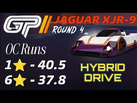Asphalt Legends Unite JAGUAR XJR-9 Grand Prix GP Touch Hybrid Drive 1 star and 6 star OC Round 4