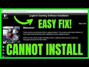 How To FIX Cannot Install Logitech Gaming Software On Windows 11 (QUICK & EASY) 2026