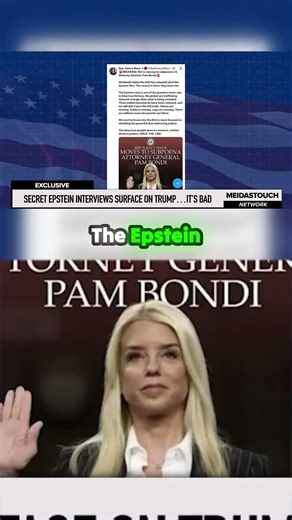 Pam Bondi Subpoenaed Over Missing Epstein Files and Trump Allegations