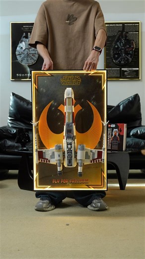 #lego #legodisplay #legoframe #legostarwars #xwingfighter | Mark’s Magic Store