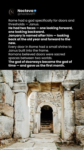 🚪 January Is Named After a Two-Faced Roman God Who Guarded Every Door