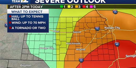 Weather alert for more severe storms today