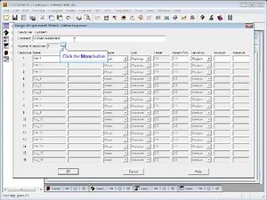 Design of Experiment Step 1 - Define Response Variables using the DOE Wizard in Statgraphics